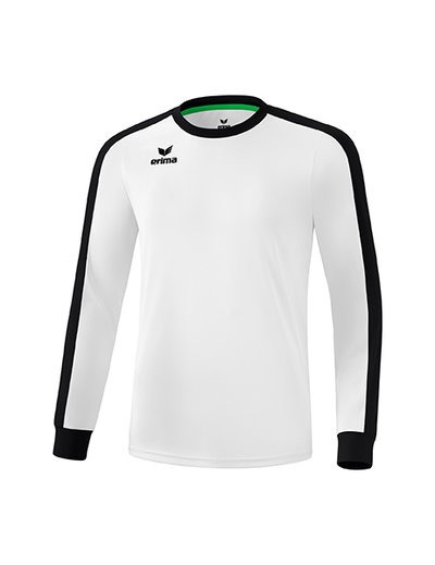 Erima Sport-Langarmshirt Trikot Retro Star (100% Polyester) weiss/schwarz Herren